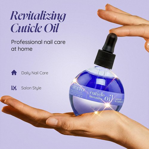 Cuccio Naturale Revitalizing Cuticle Oil - Lightweight Lavender & Chamomile Hydrating Conditioner | 2.30 Fl Oz