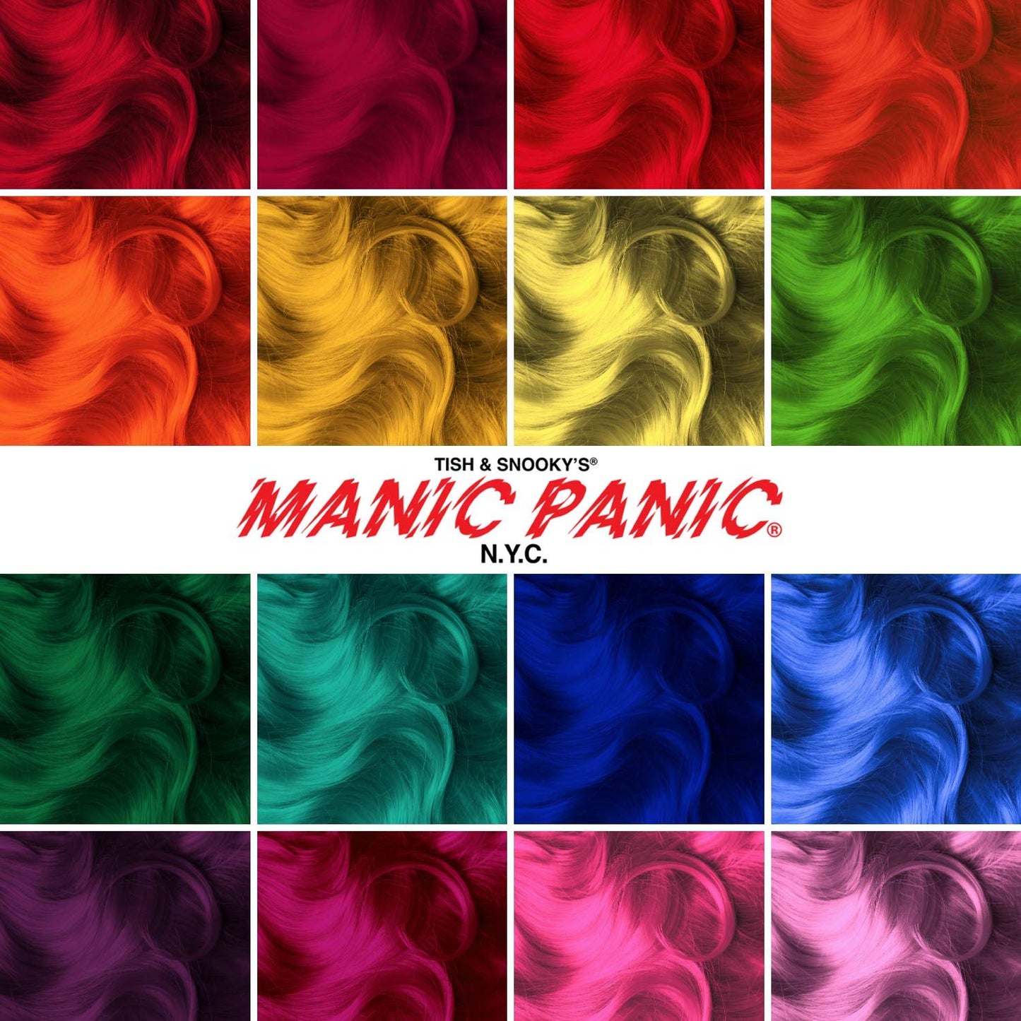 MANIC PANIC Voodoo Blue Hair Dye - Classic High Voltage - Semi Permanent Dark Cyan Hair Color With Greenish Undertones - Vegan, PPD And Ammonia-Free (4oz)