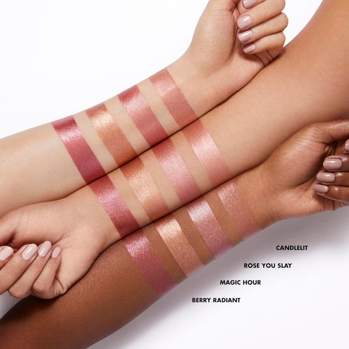 e.l.f. Halo Glow Blush Wand - Liquid Blush for Radiant, Flushed Cheeks | Vegan & Cruelty-Free, Berry Radiant