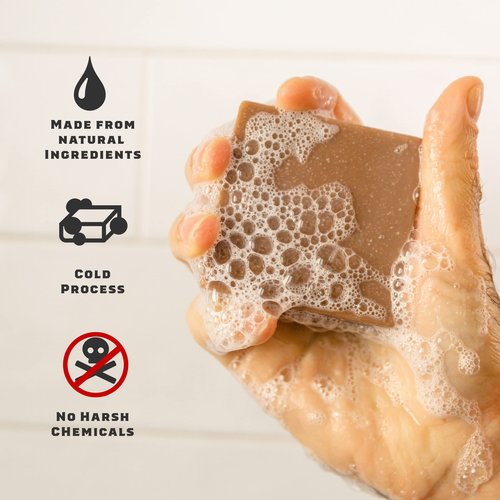 Dr. Squatch Natural Men’s Bar Soap - Cold Process Body Soap Bar with Natural Oils - Gifts for Men - Coconut Castaway, Fresh Falls, Cool Fresh Aloe, Grapefruit IPA & more (5 oz, 10-Pack)