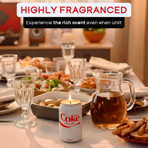 Diet Candle - Real Soda Scented - Unique Gift Idea for Any Occasion - Aesthetic Room Decor