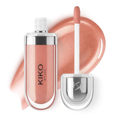 KIKO Milano 3D Hydra Lip Gloss - High Shine, Hydrating & Plumping Non-Sticky Lip Makeup