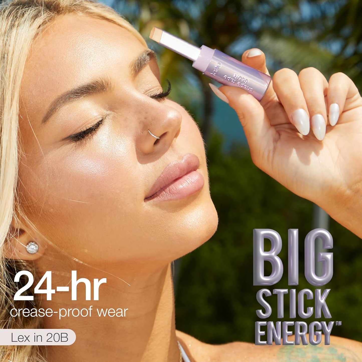 Tarte Shape Tape Blur Concealer Stick - Full Coverage, Crease-Proof Makeup with Diamond-Shaped Precision Tip