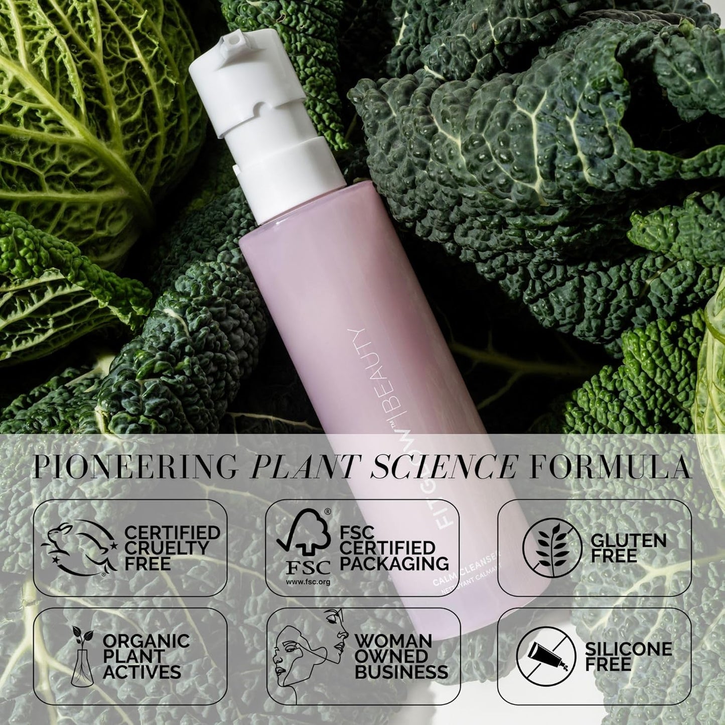 Fitglow Beauty Calm Cleanser - Gentle Milky Facial Wash for Sensitive Skin | Hydrating & Balancing | 120ml