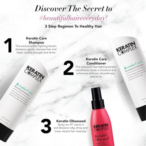 Keratin Complex Retail Kit - Nourishing Shampoo & Conditioner with 5oz Keratin Obsessed Treatment