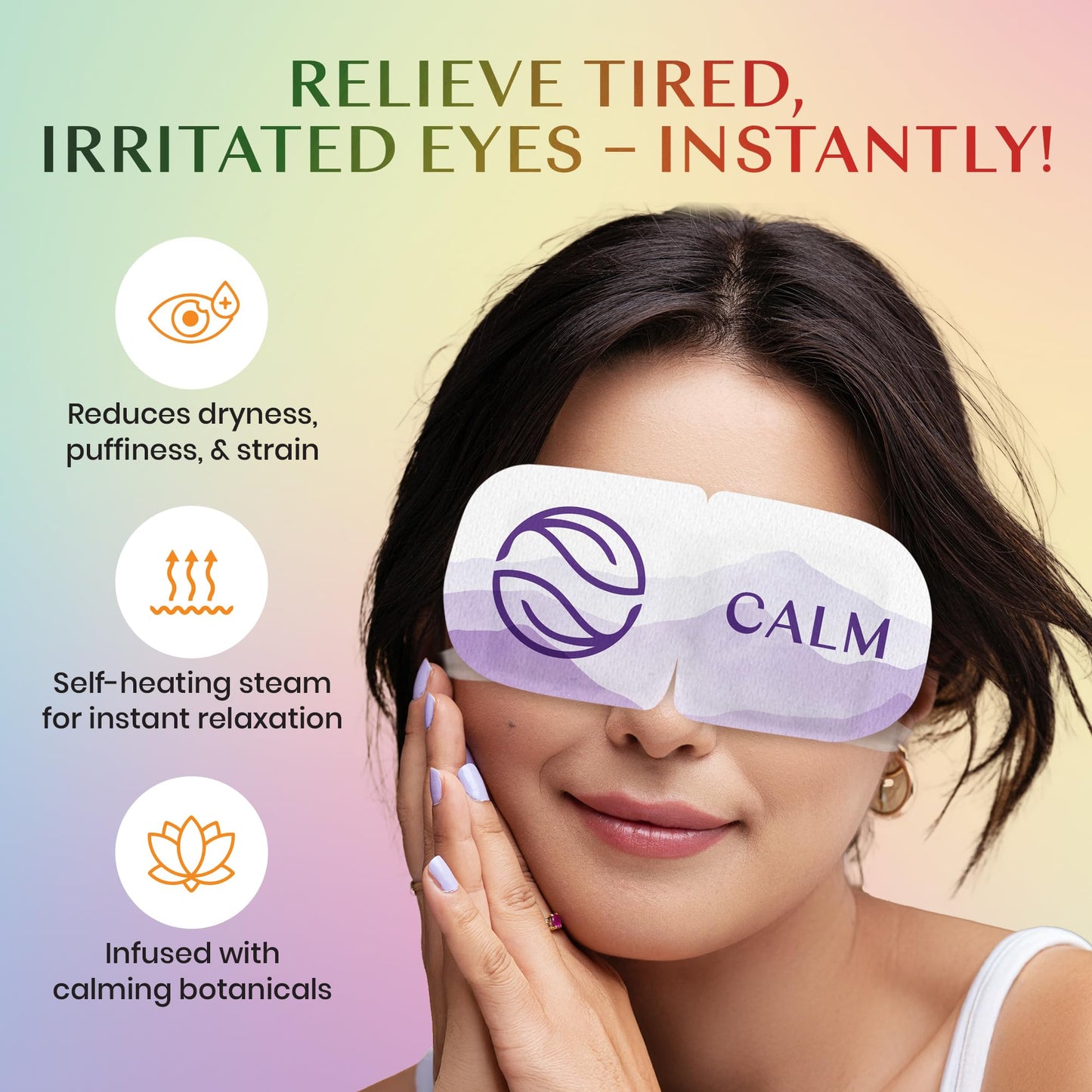 Body Restore Self Heated Steam Eye Mask 30 Pack - Easter Basket Stuffers, Relaxation Gifts for Her and Him, Best Friend, Stye Eye Treatment, Disposable Heating Pad, Travel Essentials - Variety