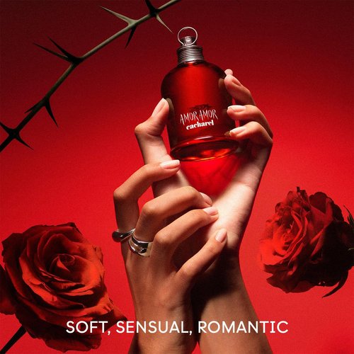 Cacharel Amor Amor Eau de Toilette for Women - Fruity Vanilla & Blackcurrant Perfume | Sensual, Sweet Aroma