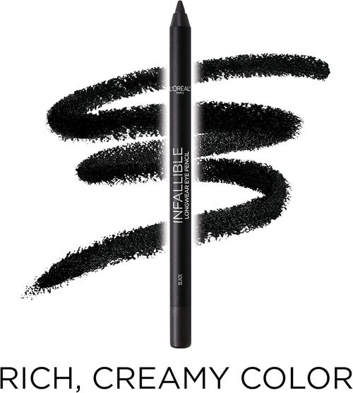 L'Oreal Paris Infallible Pro-Last Pencil Eyeliner - Waterproof & Smudge-Resistant, Ivy, 0.042 oz.