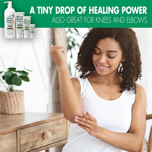 Miracle Hand Repair Cream - Best Healing Moisturizer with 60% Aloe Vera | Non-Greasy 1 oz (3-Pack)
