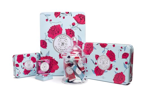 La Chatelaine Deluxe Hand Cream Gift Set - 20% Organic Shea Butter | Natural & Organic Lotion | Made in France | 12 x 1 oz