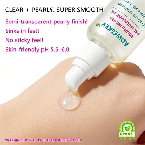 PlumpKey™ Volufiline 92% Serum - Lightweight Non-Greasy Face Serum for Bouncy Skin | 1 fl oz (30 mL) Airless Pump