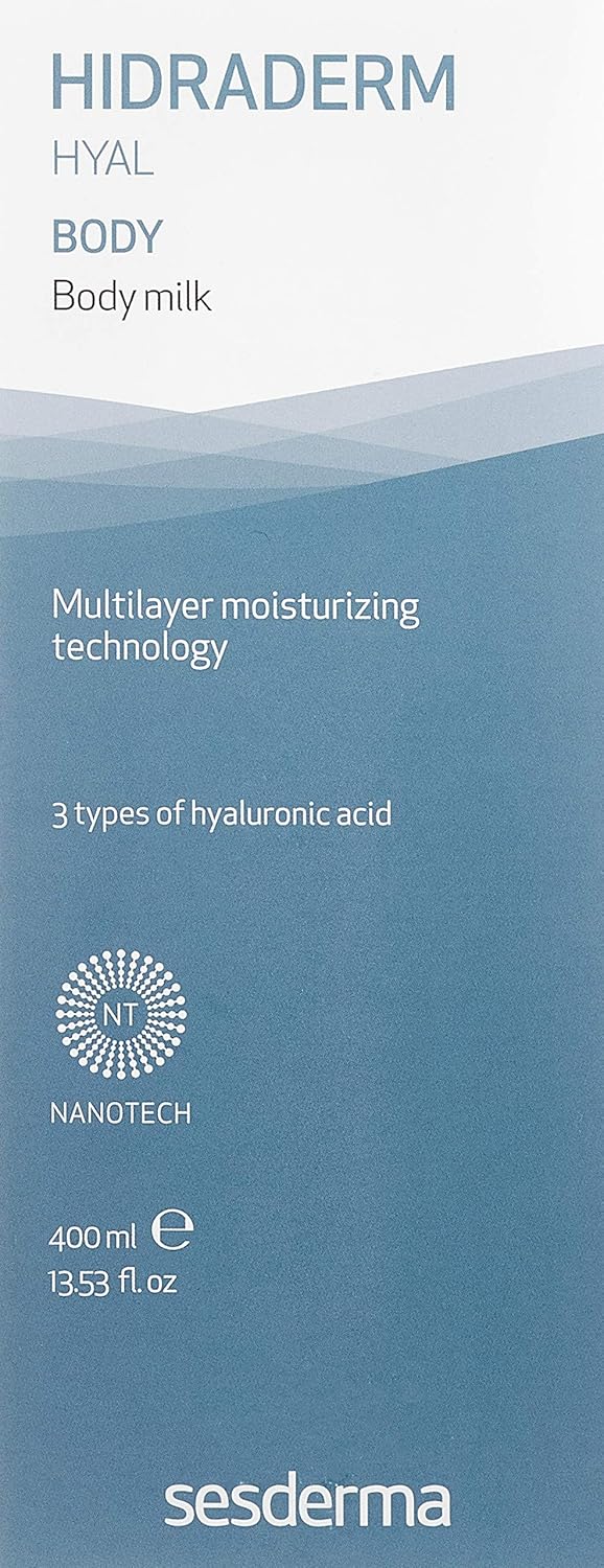 Sesderma Hidraderm Hyal Body Lotion - Deep Hydration Formula | 13.5 Fl Oz for Silky Skin