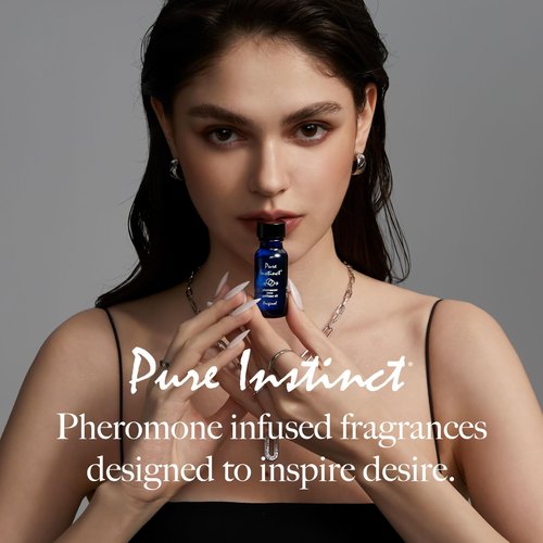 Pure Instinct - The Original Pheromone Infused Essential Oil Perfume Cologne - Unisex For Men and Women - TSA Ready