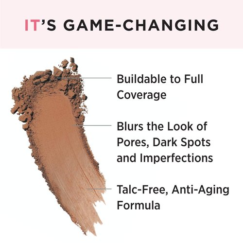 IT Cosmetics CC+ Airbrush Perfecting Powder Foundation - Sheer to Full Coverage, Blurs Pores & Dark Spots - 0.33 oz