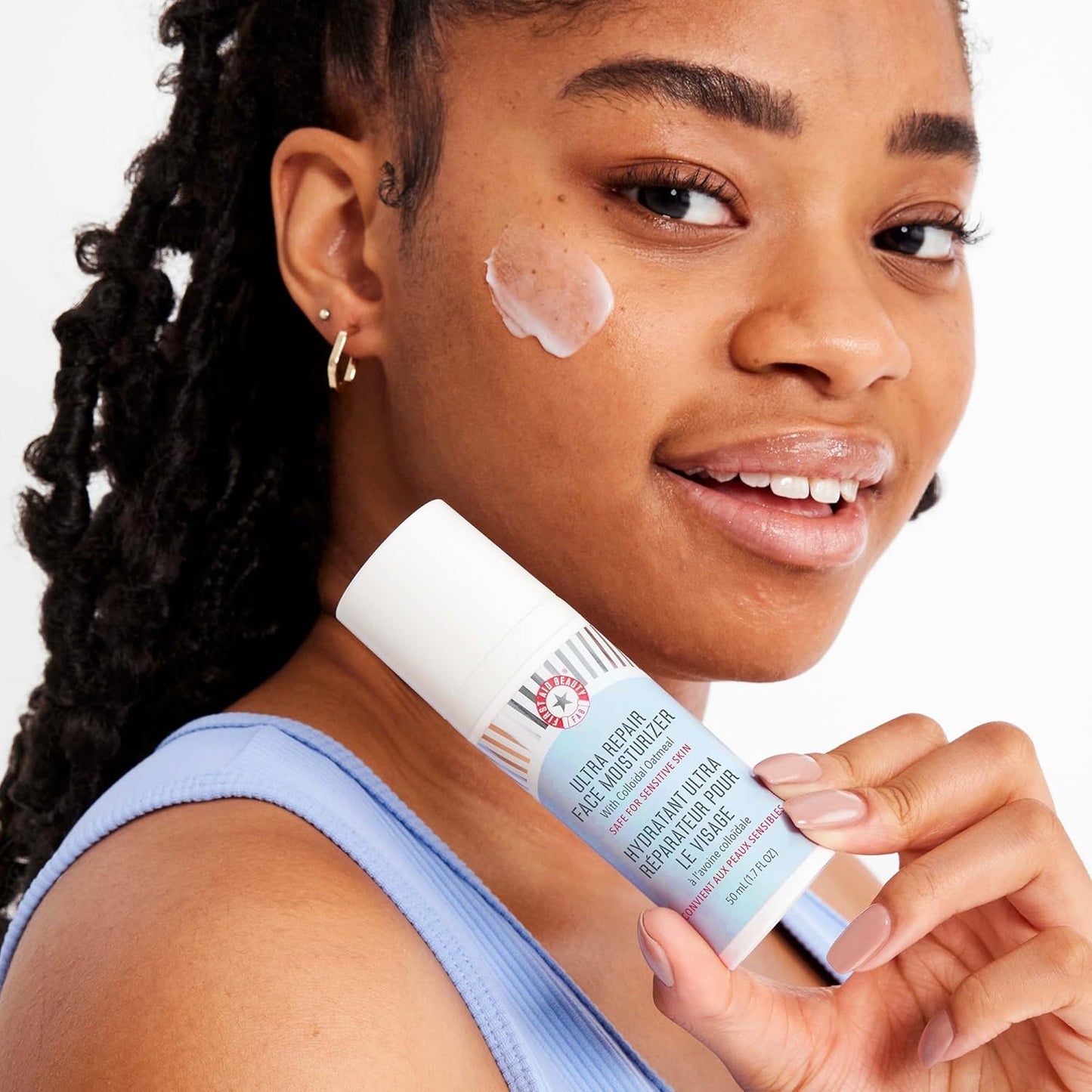 First Aid Beauty - Ultra Repair Face Moisturizer | Soothing Colloidal Oatmeal & Ceramides, 1.7 oz