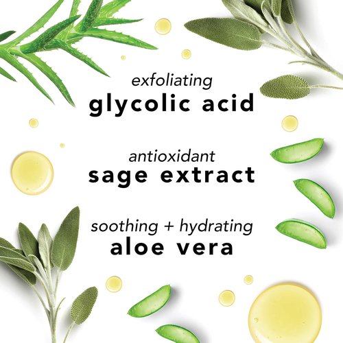 Mario Badescu Glycolic Foaming Cleanser - Exfoliating Face Wash with Glycolic Acid & Aloe Vera | Evens Skin Tone & Texture