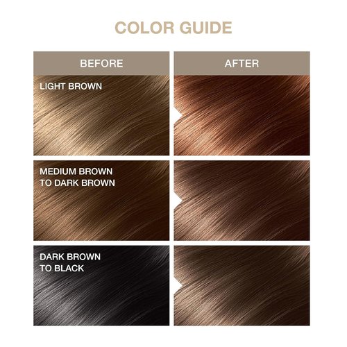 Red by Kiss Tintation Vivid & Shine Permanent Hair Dye - High Lift Argan Oil Formula for 100% Gray Coverage (Cinnamon Brown)