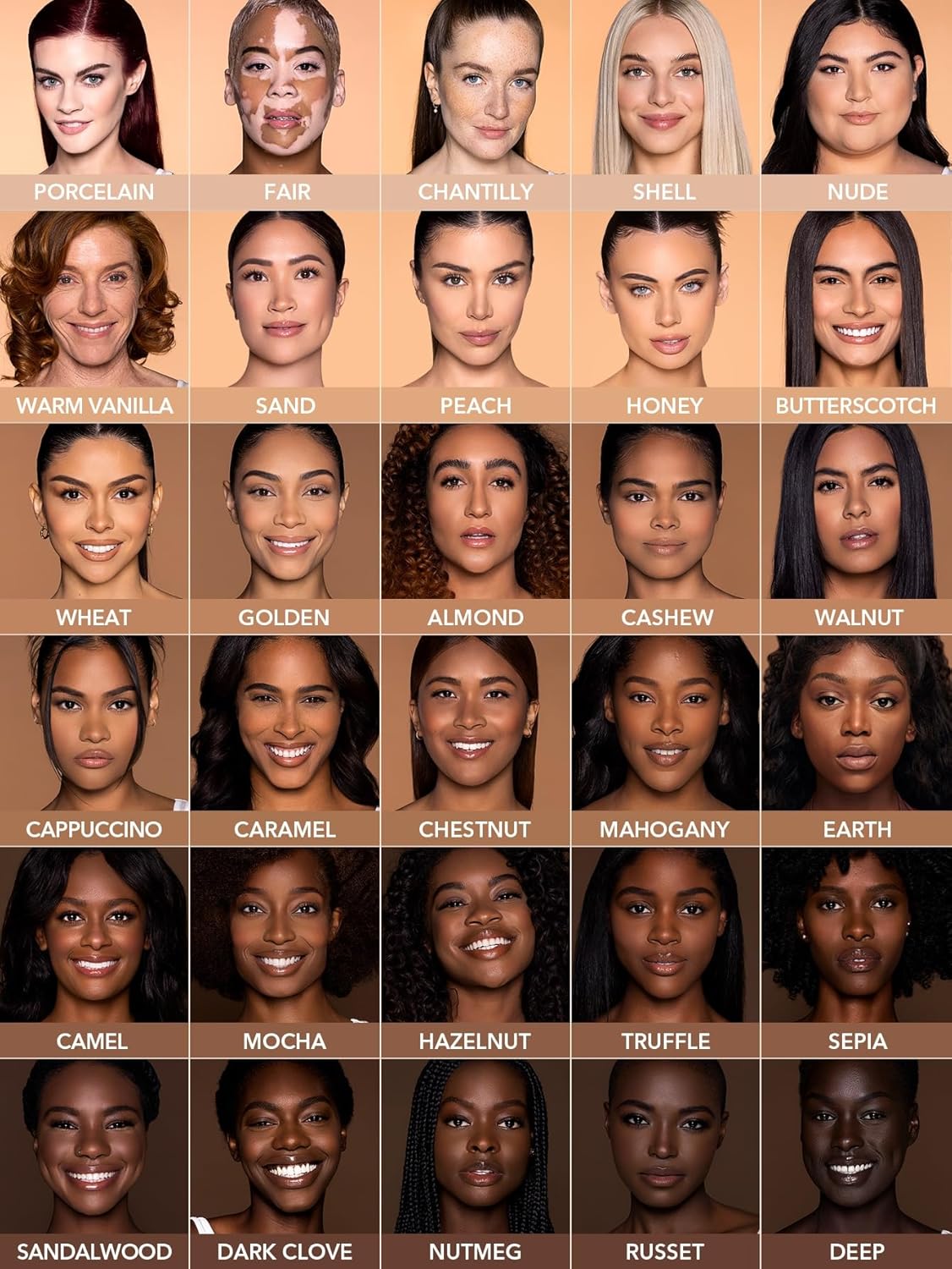 SheGlam Hydrating Cream Foundation Balm - Full Coverage, Long-Lasting Concealer for Dry Skin - Shell