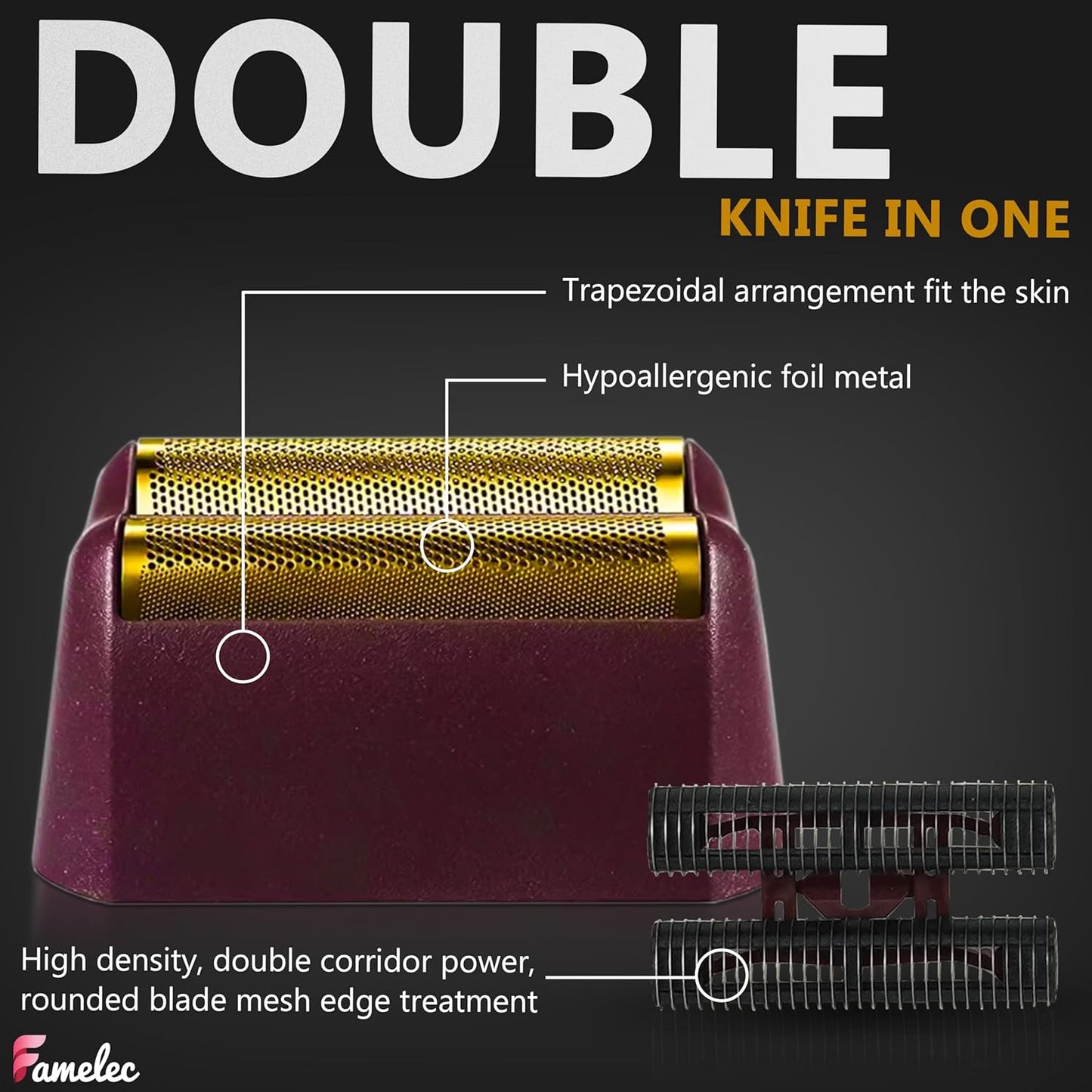 Wahl 5 Star Series Finale Shaver Foil Replacement - Super Close Shaving | 2 Pack for Models 7031-100, 7043-100, 7031-200