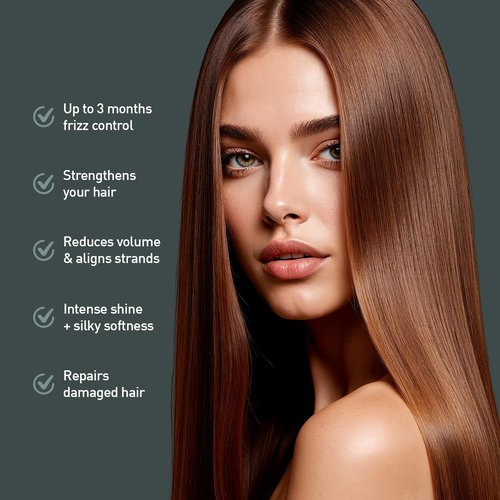 Expert Hair Botox Kit - Anti-Frizz Treatment for All Hair Types | Thermo-Active, Natural Look, 2x 1kg