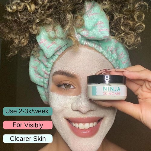 Regine Switzerland Sulfur Mask | Acne Treatment for Clear Skin - Non-Irritating, Paraben-Free, 2 OZ