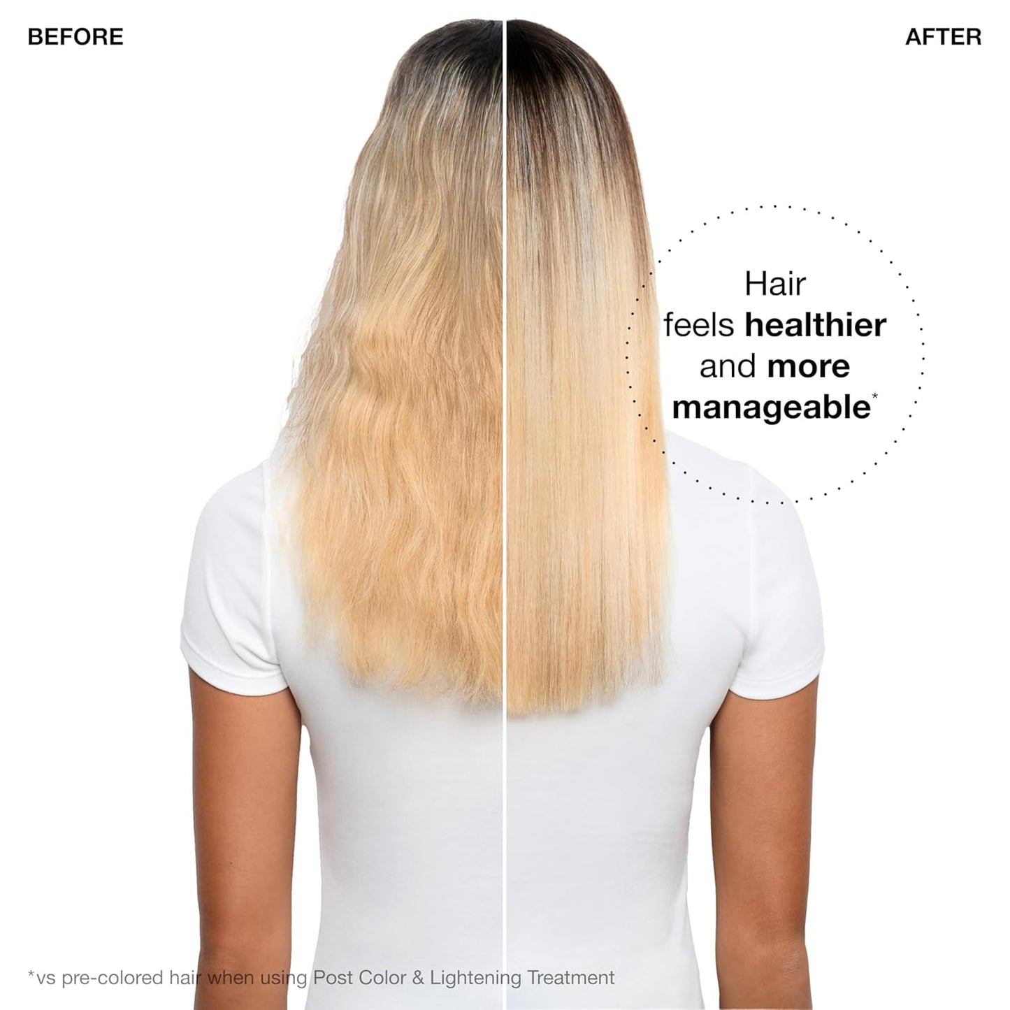 COLORCHARM Post Color & Lightening Treatment - Bond Building Formula for Shiny, Strong Hair | 1 Fl Oz Sachet