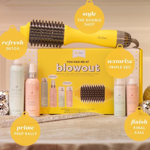Drybar You Had Me at Blowout Kit - Refresh, Prime, Style & Texturize for 8-Hour Volume