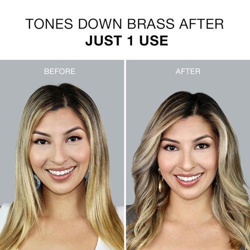 Clairol Professional Shimmer Lights Violet Toning Mask - Neutralize Brassy Tones for Refreshing Blonde Hair