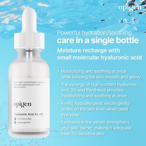 Regine Switzerland Hyaluronic Acid 3% + B5 Serum - Intense Hydration for Plump Skin | 1oz Korean Skincare