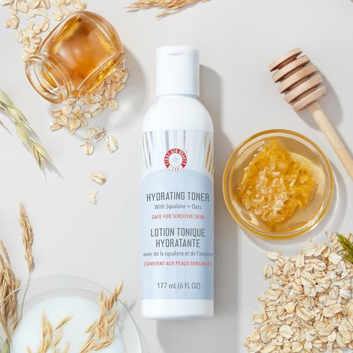 First Aid Beauty - Hydrating Toner with Squalane & Oats | Calming Formula for Sensitive Skin, 6 oz