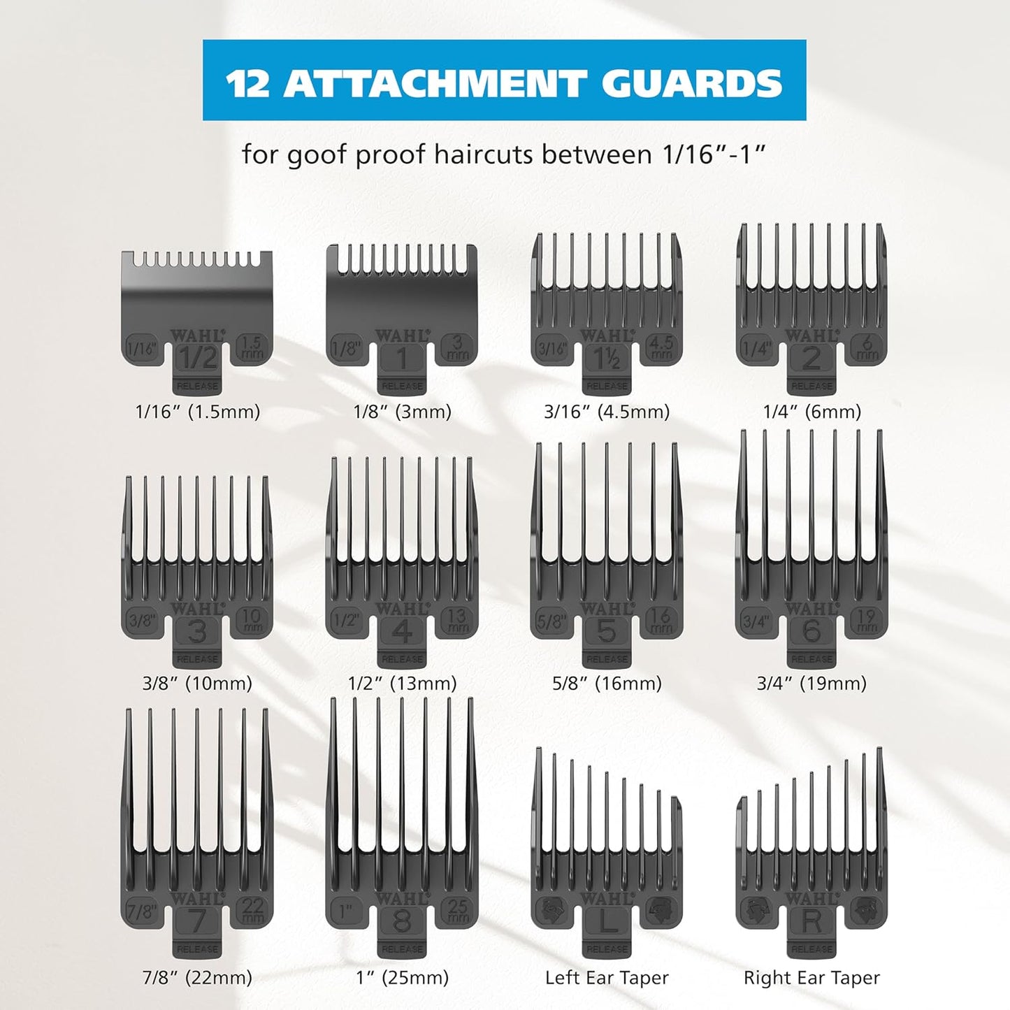 Wahl Clippers | Cordless Rechargeable Hair Clippers for Men with Precision Blades - Model 3028835
