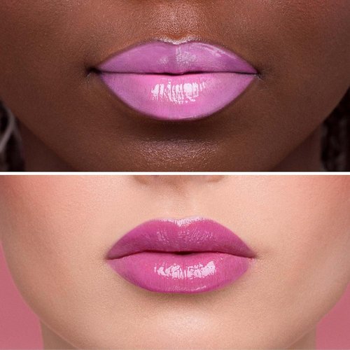 Juvia's Place Smoothie Lip Gloss - Hydrating Pink Velvet Cream Gloss with Plumping Formula | High Shine, Non-Sticky Finish