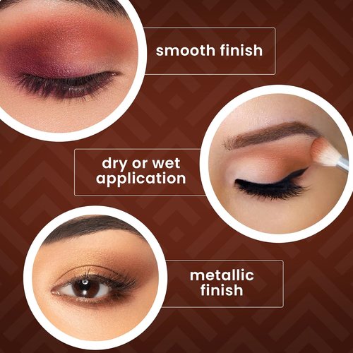 Metal Matte Eyeshadow Palette - 10 Vibrant Colors for Stunning Eye Looks