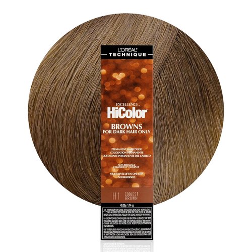 L'Oréal Technique HiColor Permanent Hair Color - Lifts Dark Hair in One Step | Rich, Smooth Creme Formula