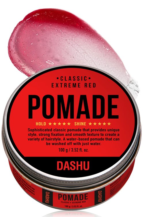 DASHU Classic Pomade 3.5oz - Strong Hold & Shine High for Hairstyling