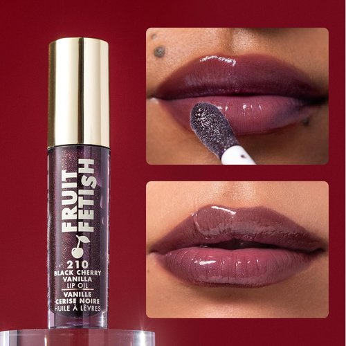 Milani Lip Oil - Vitamin E Infused Hydrating Lip Treatment | Moisturizing Gloss in Black Cherry Vanilla