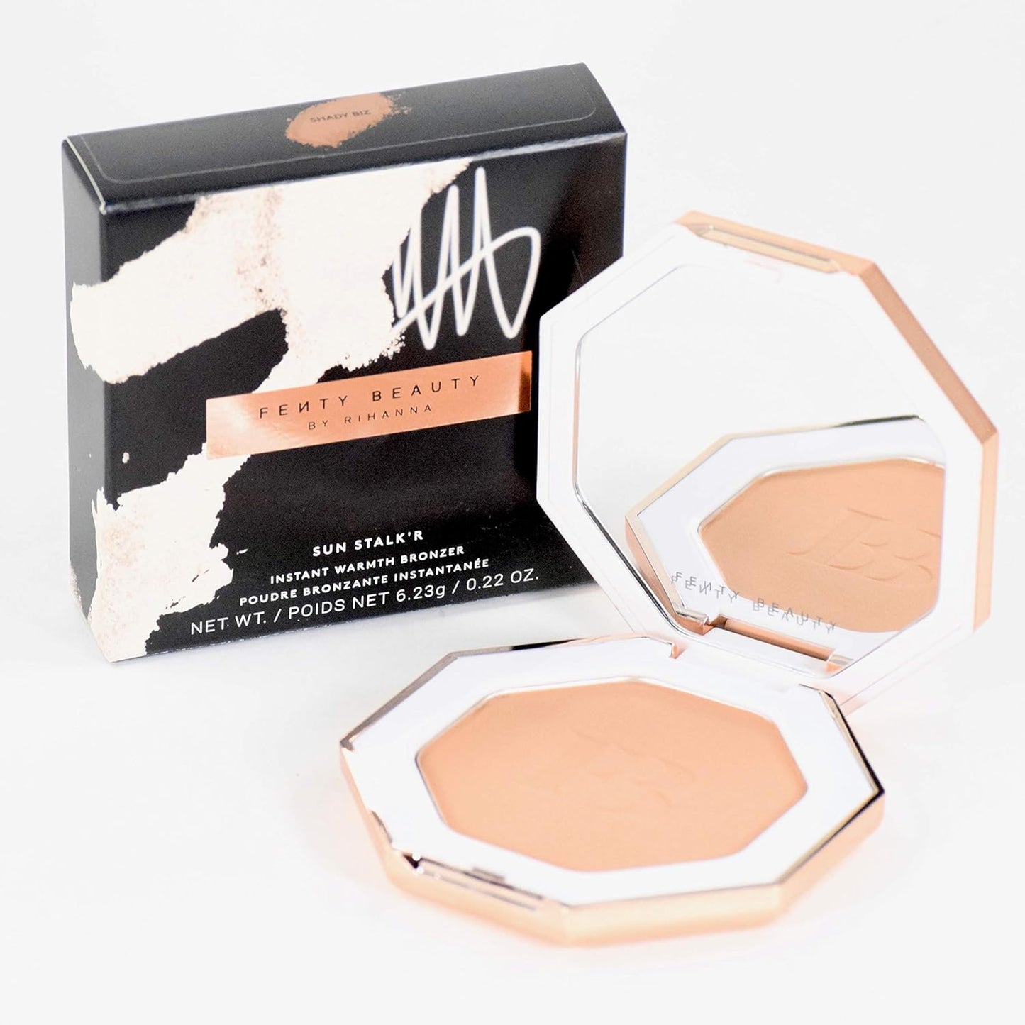 Sun Stalkr Instant Warmth Bronzer - 03 Private Island by Fenty Beauty for Women - 0.22 oz Bronzer