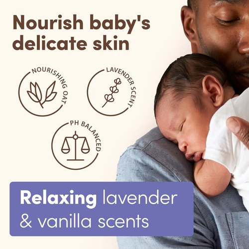 Aveeno Baby Calming Comfort Lotion - Moisturizing Lavender & Vanilla, Non-Greasy, 8 fl. oz