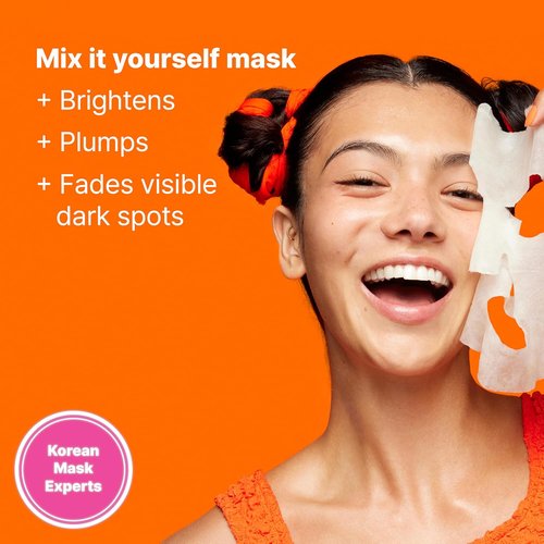 Dr.Jart+ Brightamin Brightening Face Mask - Plumping with Vitamin C | Travel Size, 1 Pack