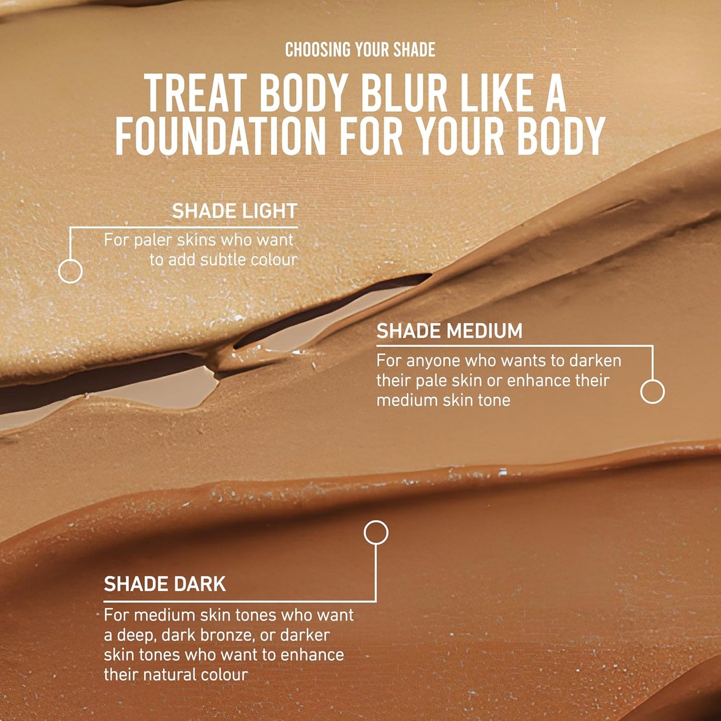 Vita Liberata Body Blur - Skin Perfecting Body Foundation for Flawless Bronze Glow | Easy Application, Even Skin Tone