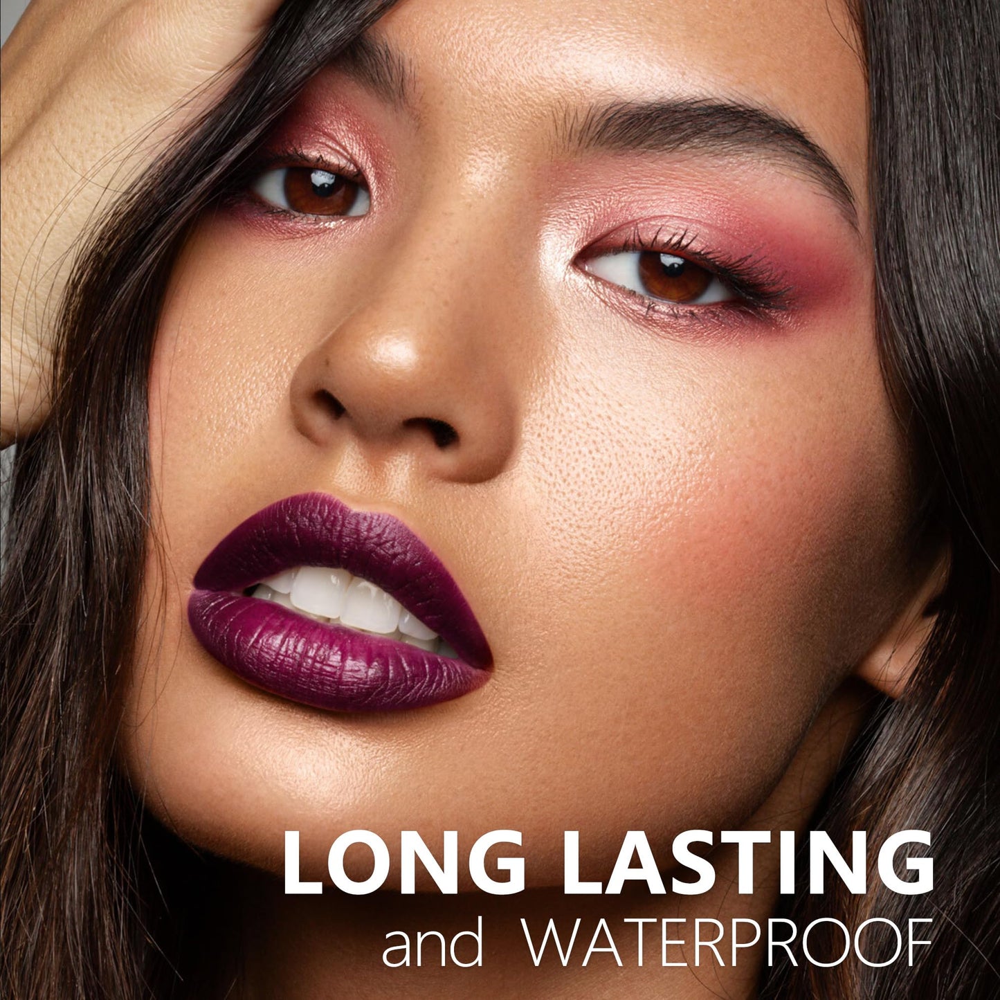 HANLADY Cranberry Lipstick Long Lasting Lipsticks for Women Pigmented Smudgeproof Transferproof Vegan Cruelty Free Dark Purple Lip Makeup, A66 Jazzberry