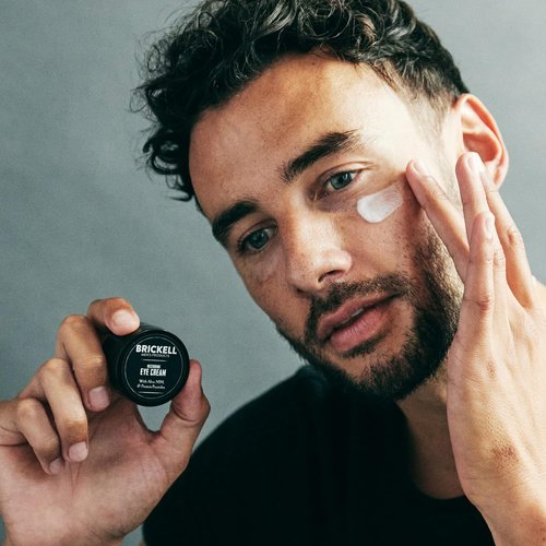 Brickell Men's Anti-Aging Routine - Complete Defense Night Cream & Vitamin C Serum Set | Natural & Organic