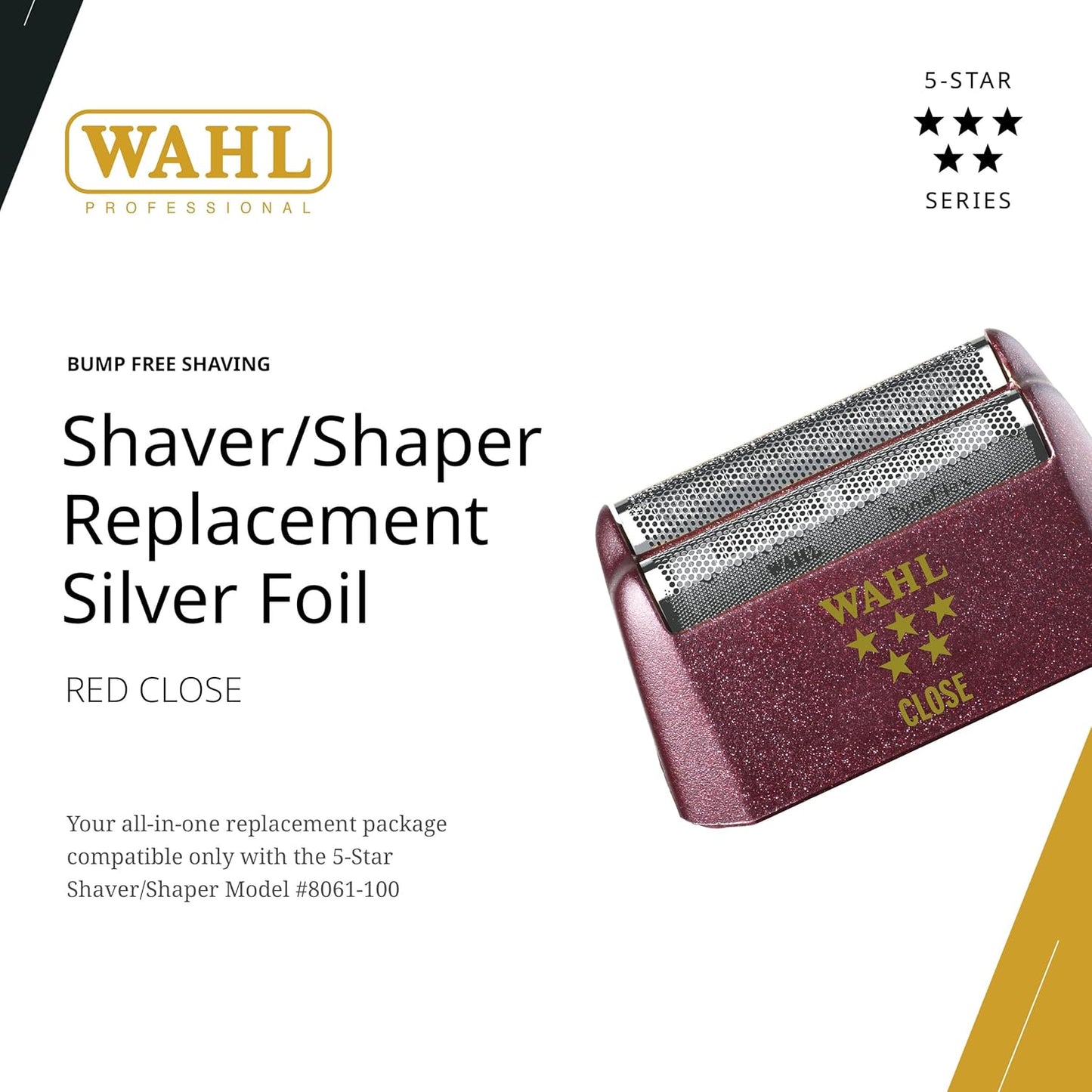 Wahl Professional 5 Star Series Shaver Foil - Hypo-Allergenic Replacement for Close Shave, Silver