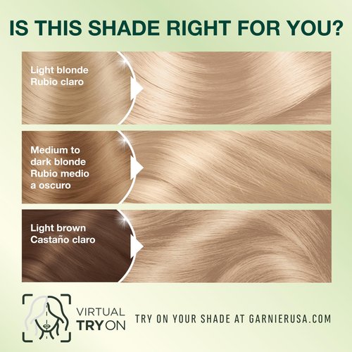 Garnier Nutrisse Ultra Crème Hair Color, Permanent Hair Dye with 100% Gray Coverage, Vegan & Cruelty-Free, 111 Extra-Light Ash Blonde (White Chocolate), 2 Count