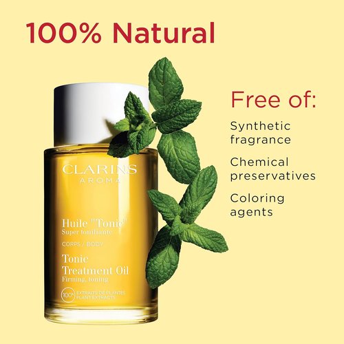 Clarins Tonic Body Treatment Oil & Extra-Firming Body Cream Bundle | Stretch Mark Oil & Cream for Pregnancy