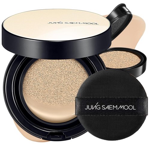 JUNG SAEM MOOL Essential Skin Nuder Cushion - Natural Finish, Buildable Coverage Foundation | SPF 50, 0.98 Fl Oz, 19 N-Light