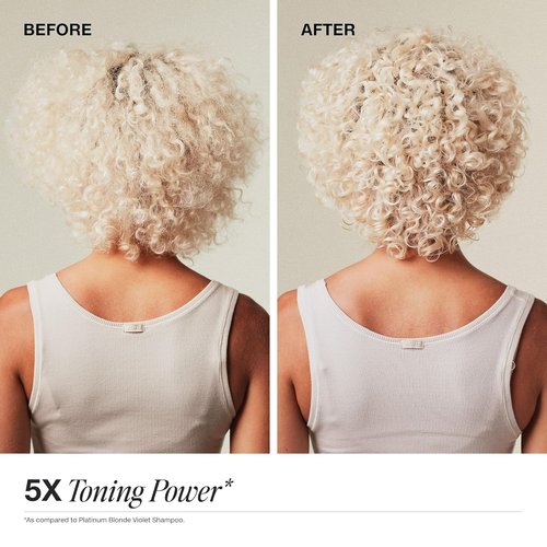 Paul Mitchell Platinum Plus Deep Violet Shampoo - Banish Brass, Intensely Tone Blonde & Gray Hair