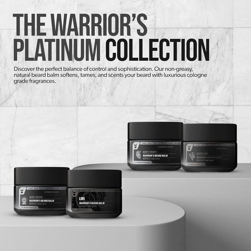 Beard Struggle Warrior’s Beard Balm - Non-Greasy, Low-Hold Formula with Cologne-Grade Fragrance | 50g