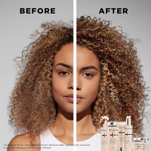KÉRASTASE Curl Manifesto Sublime Repair Hair & Scalp Oil, Soothes & Strengthens Hair, Soothes Dry Scalp, Anti-Frizz for All Wavy, Curly, Very Curly & Coily Hair, 1.7 Fl Oz
