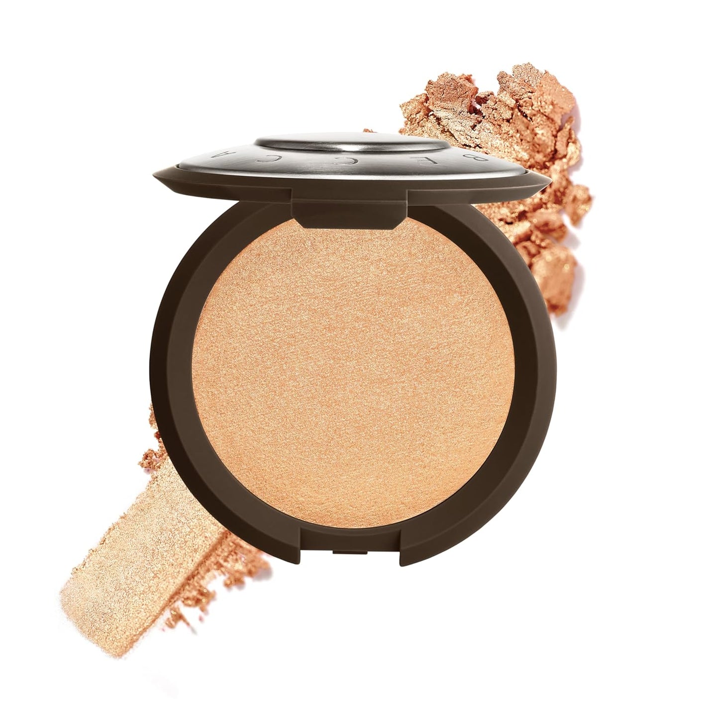 Smashbox X BECCA Shimmering Skin Perfector Pressed Highlighter | Creamy Formula that Melts into Skin for a Natural, Radiant, Glow-Boosting Highlight